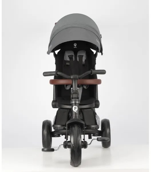QPlay - Gyerek tricikli 7 az 1-ben COMFO MAX szürke
