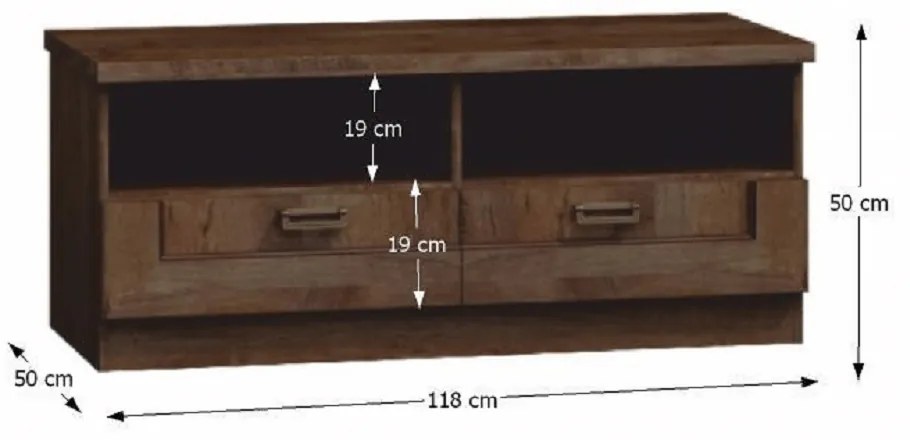 TV asztal/szekrény Tureis Typ T11. 779431