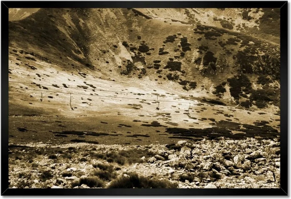 Poszterek keretben 60x40 Tátra Lengyel hegyek Kilátás