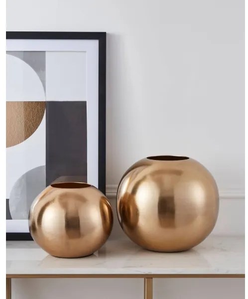 Eglo 421048 - Fém váza ABUCAY 22,5x25 cm arany