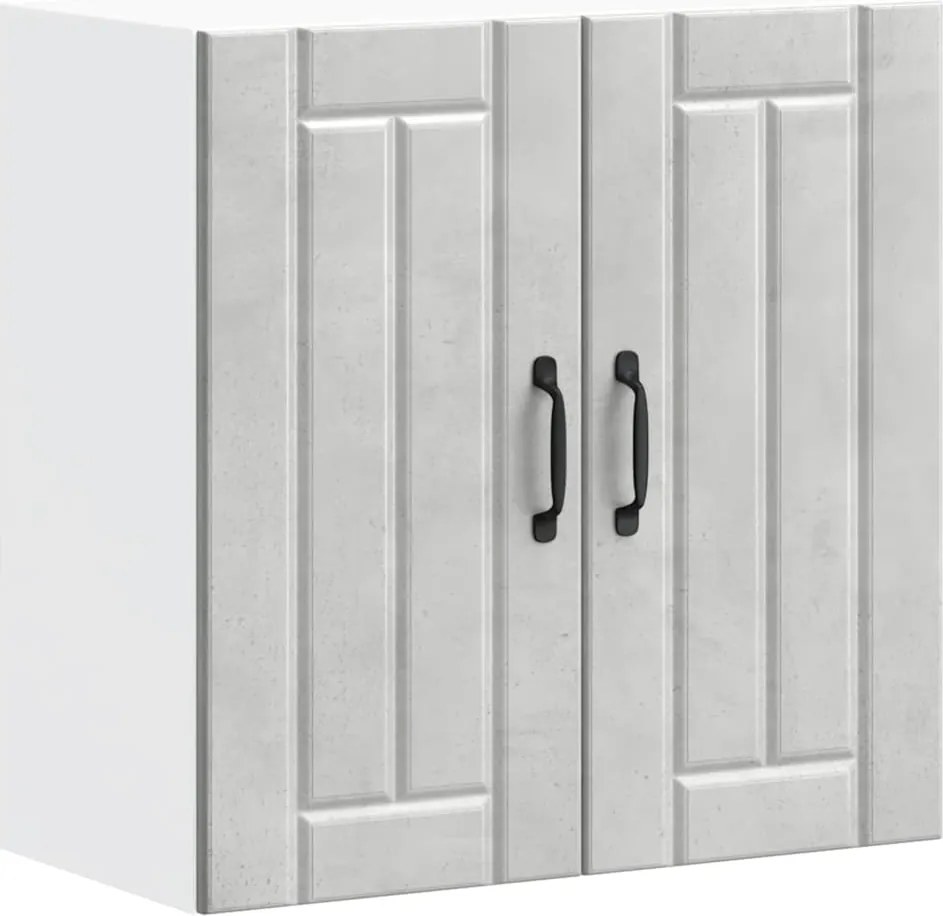 vidaXL konyhai fali szekrény Lucca betonszürke szerelt fa