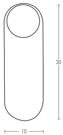 Zambelis H64 - Fali lámpa 1xG9/9W/230V arany