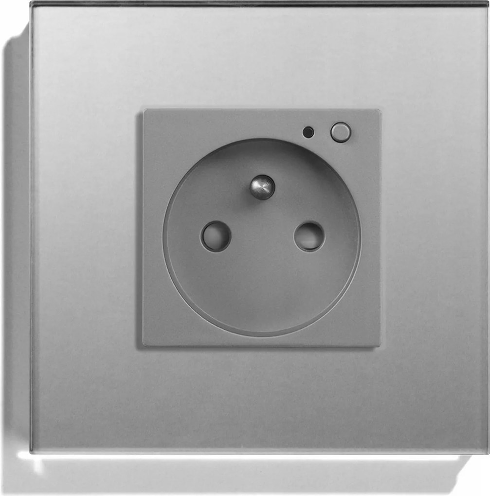 Elektromos Aljzat Wifi Üveg Érintkező Tuya Smart Life 16A