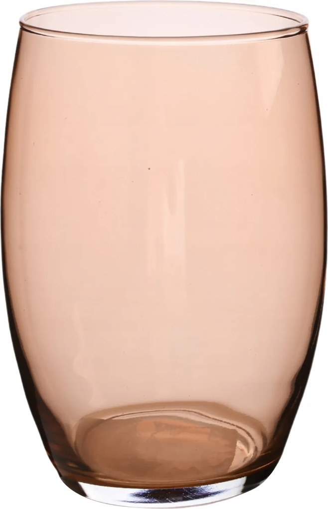 Modern üveg virágváza Tyra 20 cm narancssárga ajándék