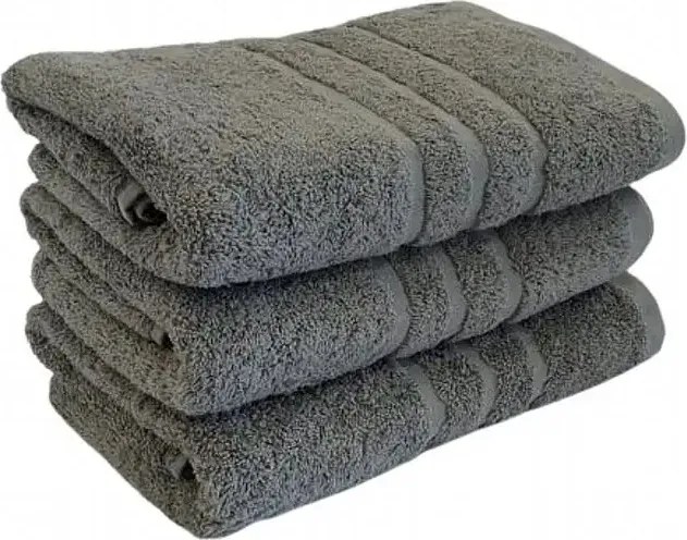 Classic törölköző 50 x 100 cm világosszürke, 100% pamut