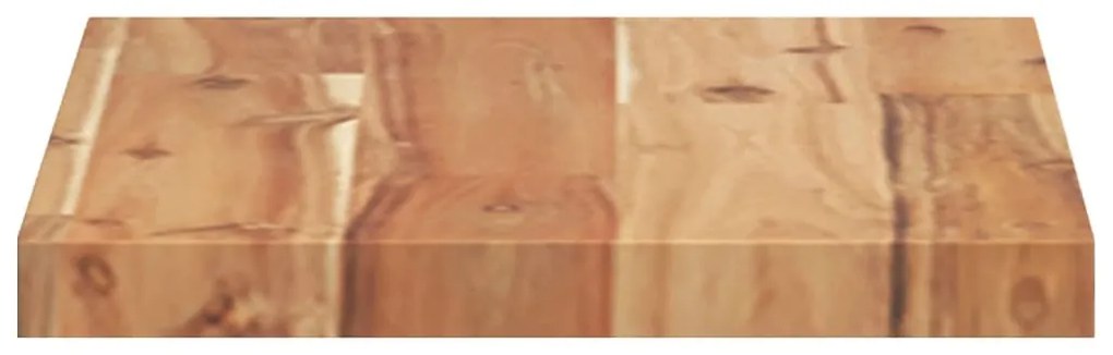 4 db olajbevonatú tömör akácfa függőpolc 40 x 20 x 2 cm