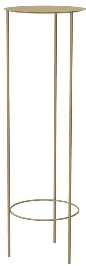 Virágállvány 100x32 cm arany színben