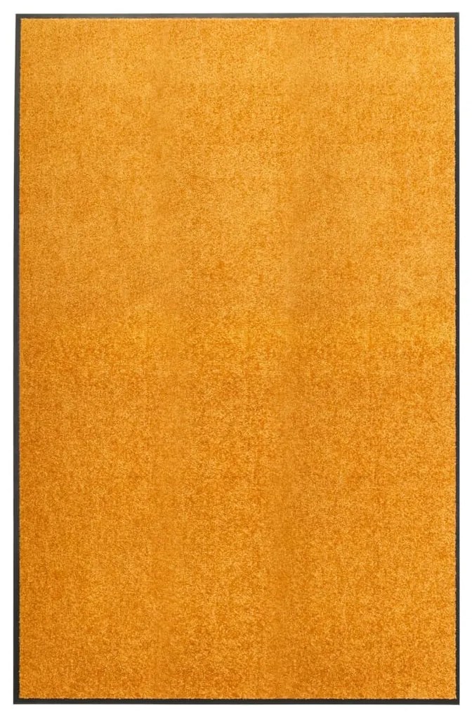 narancssárga kimosható lábtörlő 120 x 180 cm