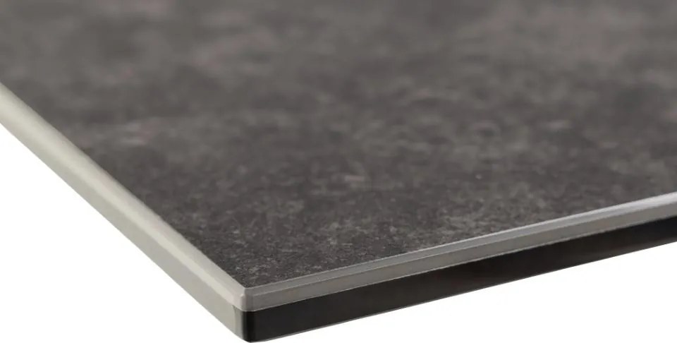 Heaven étkezőasztal,bővíthető, fekete, 168/210 cm