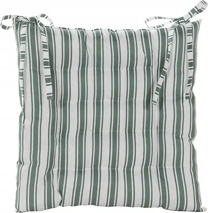 Kötött székpárna, zöld