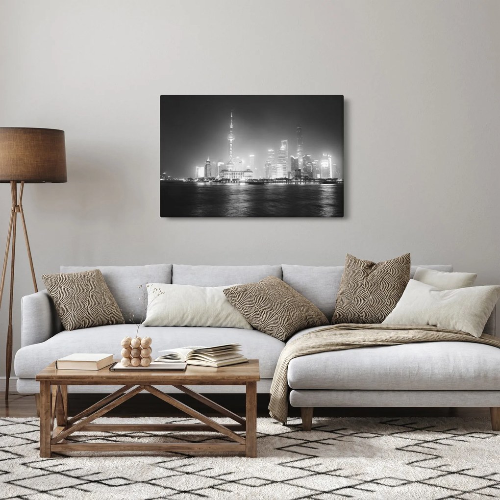 Modern felhőkarcolók képe (90x60 cm)