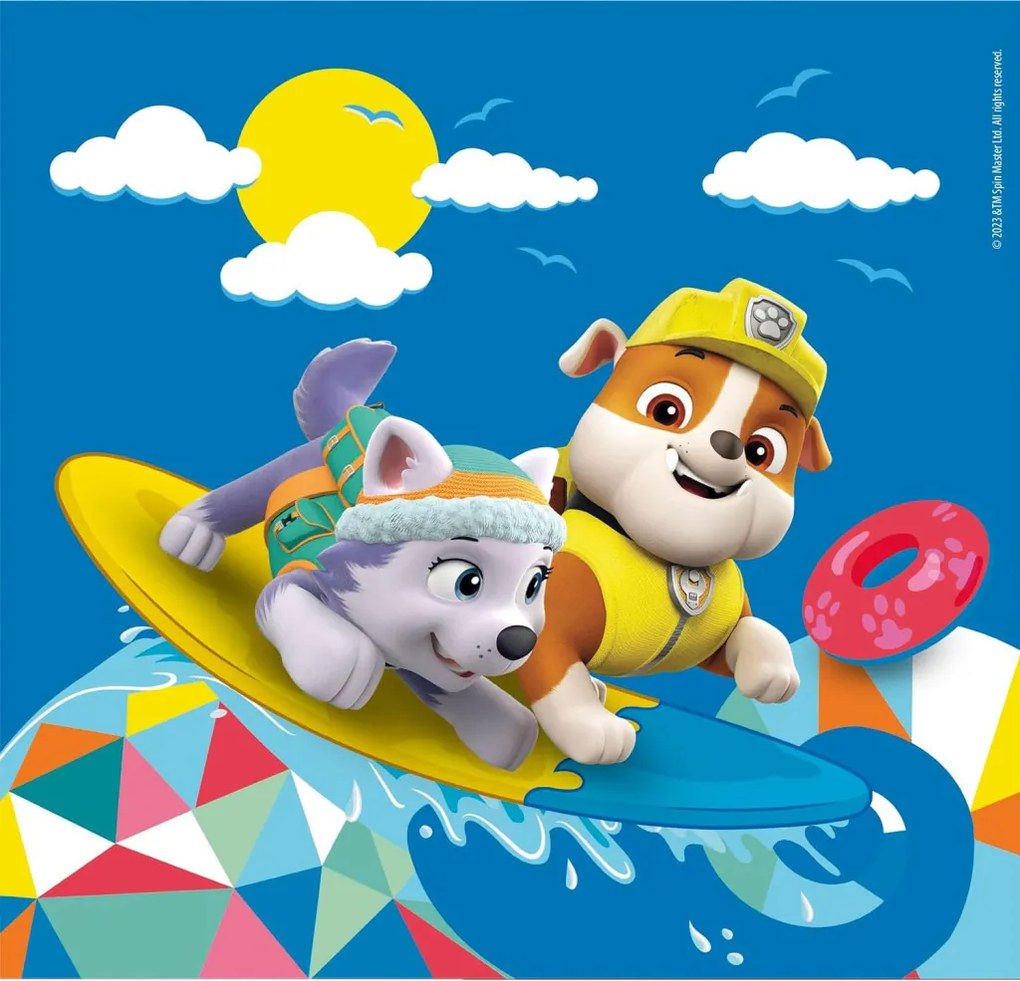 Mancs Őrjárat Beach 3x48 db-os puzzle Clementoni
