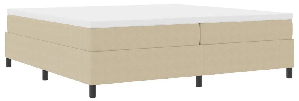 Boxspring Ágy Világos Zöld Szürke 200x200 cm Corduroy Szövet