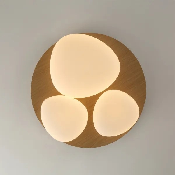 Brilagi - LED mennyezeti lámpatest VISBY WOOD LED/36W/230V Ø 50 cm barna