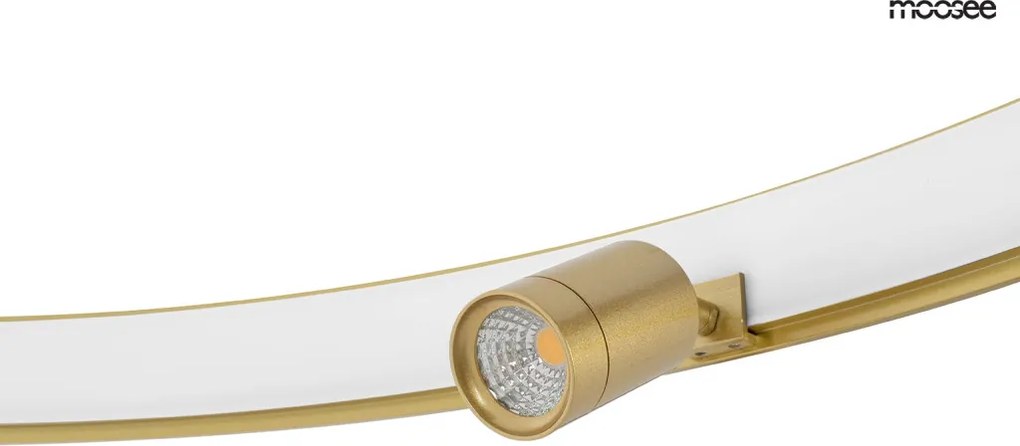 King Home MOOSEE CIRCLE SPOT GOLD MSE010100161 Függőlámpa 1x75,8W/LED 3000K 6100LM IP20