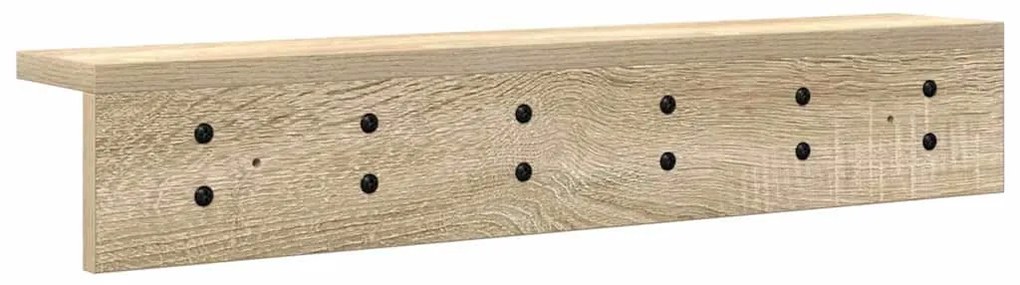 Fali Kabáthorog sonoma tölgy 60 x 10.5 x 10.5 cm Faanyag