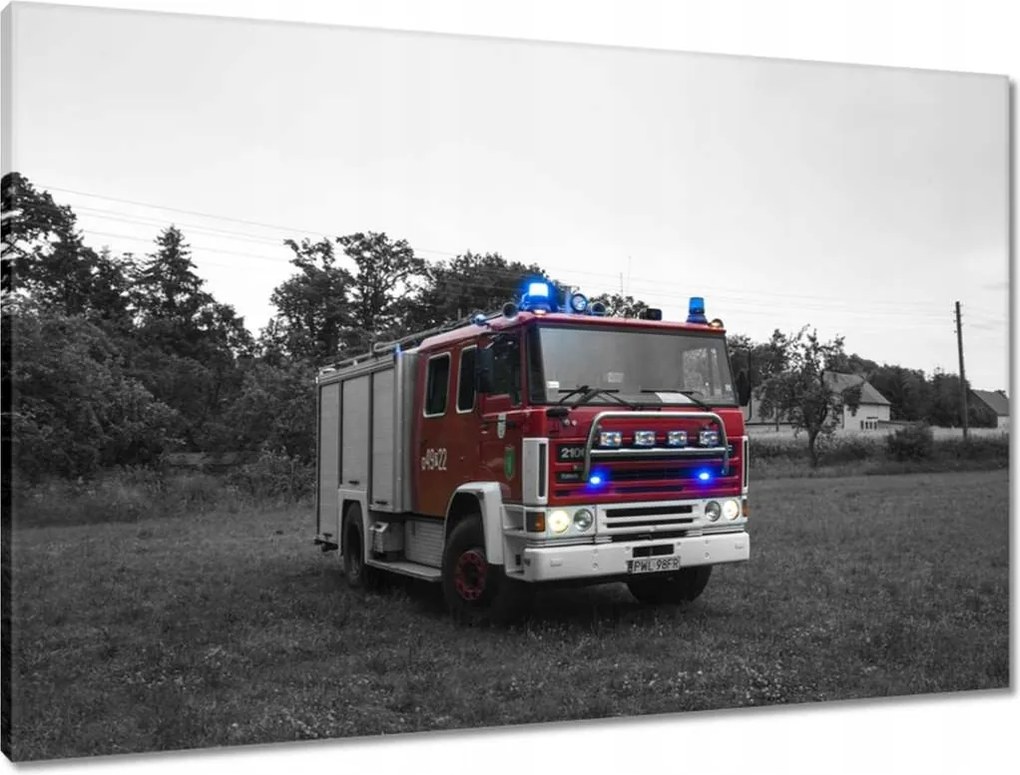 Vászonkép 90x60 Tűzoltóautó