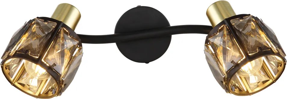 Spot Lámpa Fekete Matt INDIANA GLOBO-54357-2B