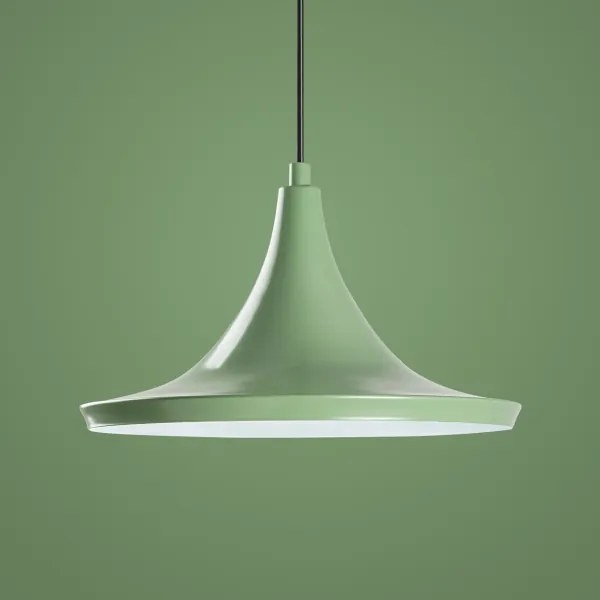 Csillár zsinóron TOM 1xE27/40W/230V zöld