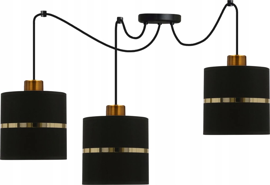 Assam Candellux Függőlámpa Fekete E27 33-17772