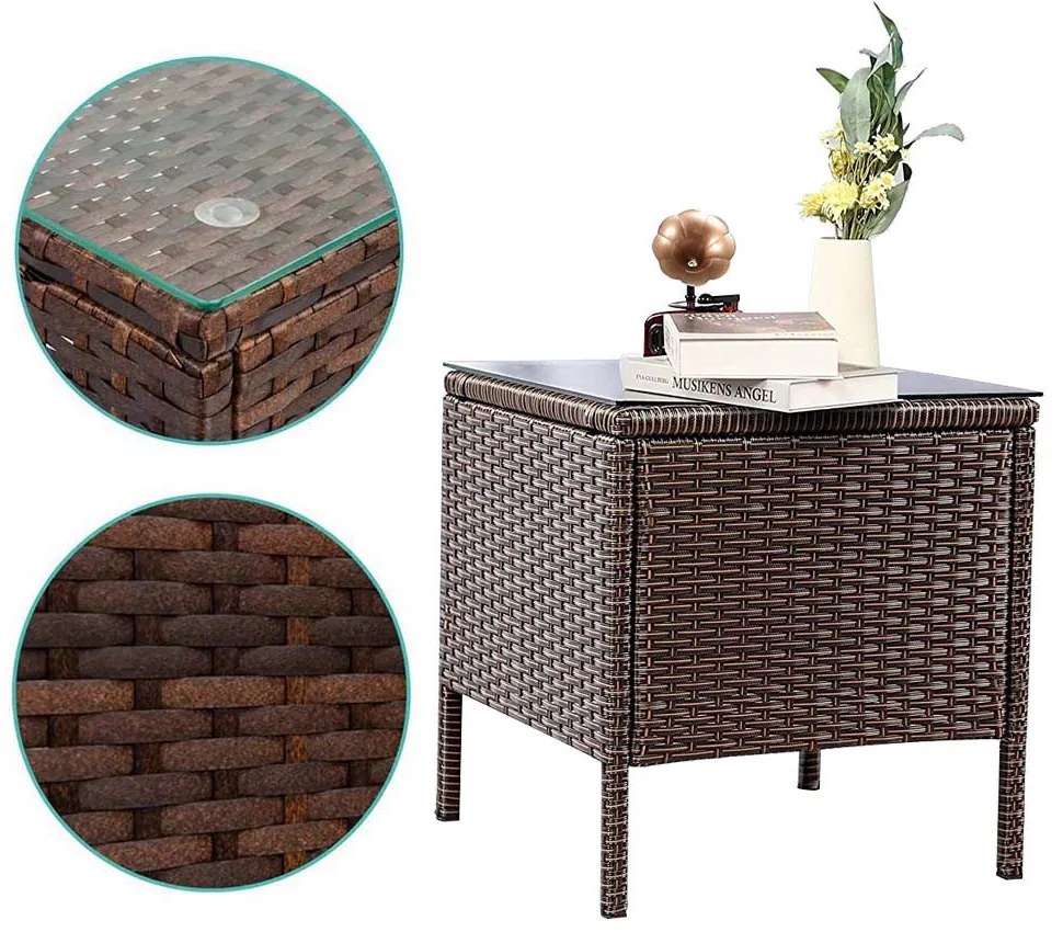 Polyrattan kerti bútor szett