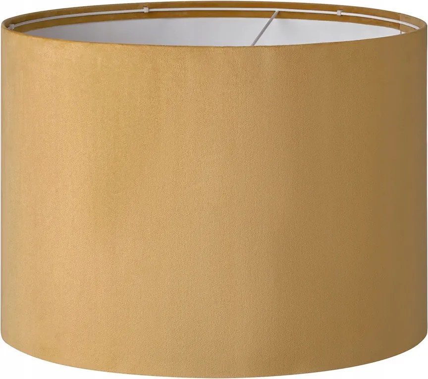 Ikea Molnskikt lámpaernyő, sötétsárga bársony, 42 cm