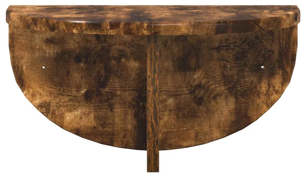 vidaXL Falpolc 2 pcs Füstölt tölgy 38 x 19 x 19 cm Faanyag