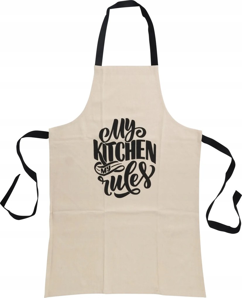 A konyhai kötényem pamut, homokszínű