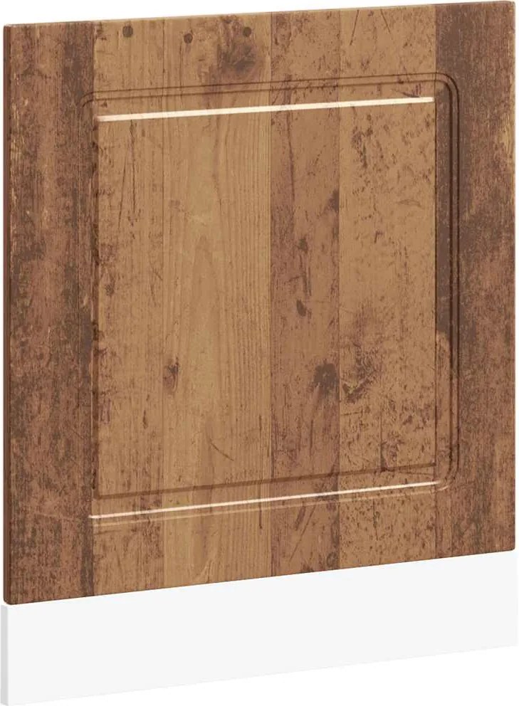 vidaXL mosogatógép panel Kalmar régi fa 60x1,5x67 cm gépesített fa