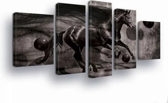 Vászonkép 170x100 Ló erő mozgás dinamika szabadság energia rejtély