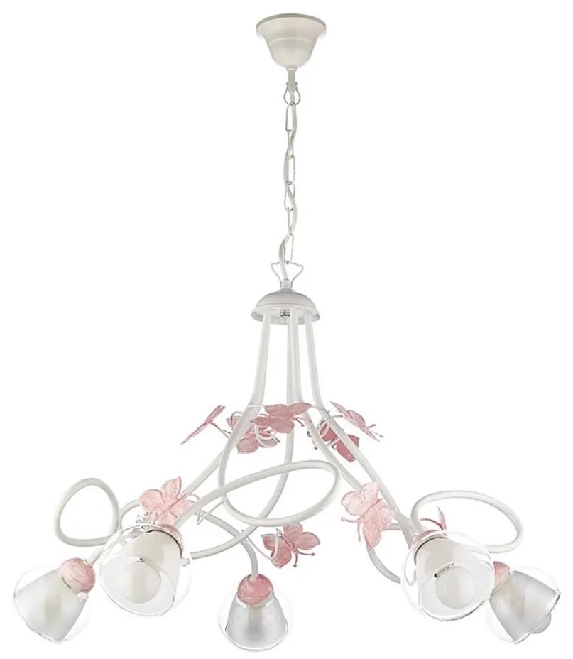 ONLI - Gyerek csillár BUTTERFLY 5xE14/6W/230V