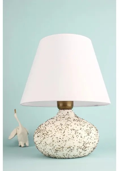 Asztali lámpa RAMZES 1xE27/40W/230V fehér