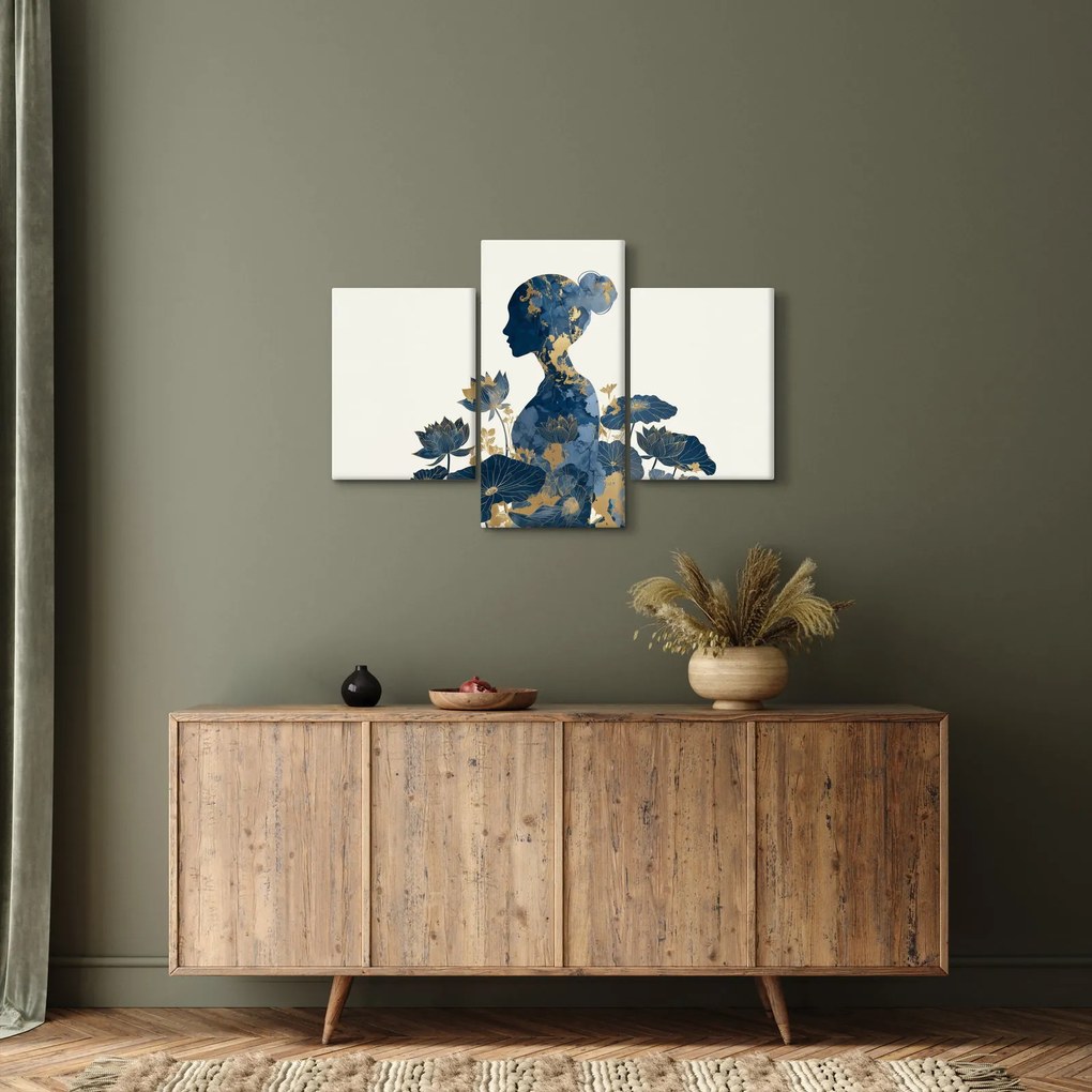 Kép - Márvány női profil (90x60 cm)