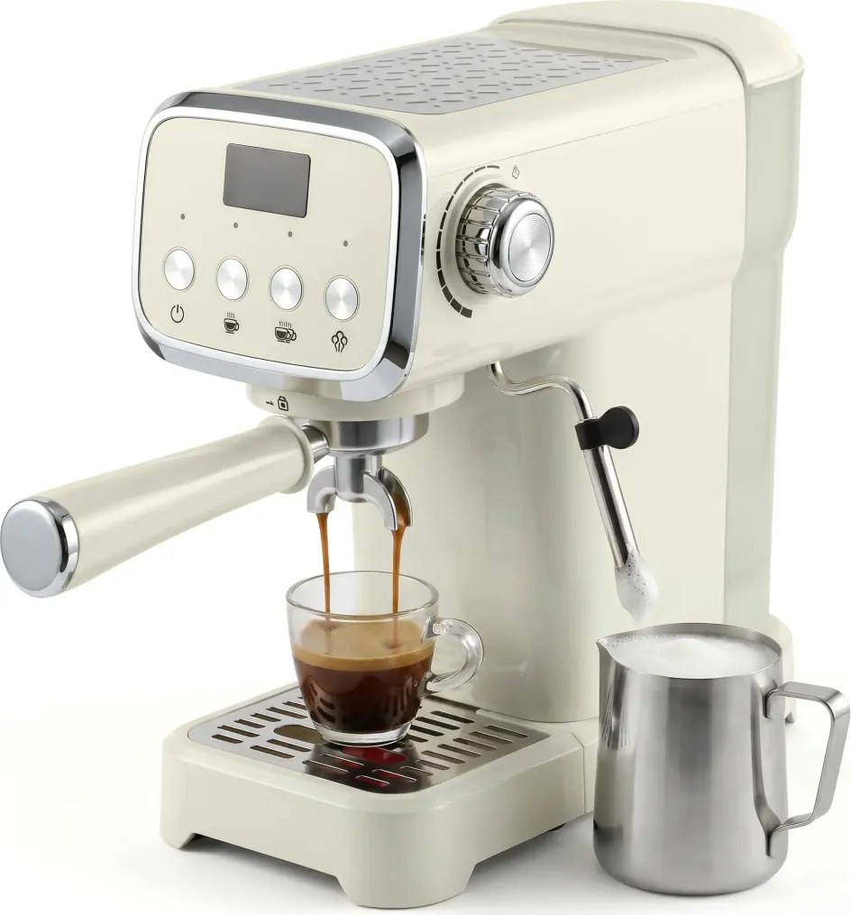 Espresso kávéfőző tejhabosítóval