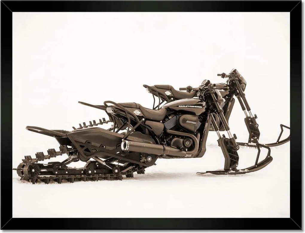 Poszterek keretben 40x30 Harley Davidson Motorkerékpár