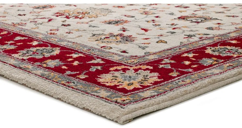 Piros-krémszínű szőnyeg 140x200 cm Classic – Universal
