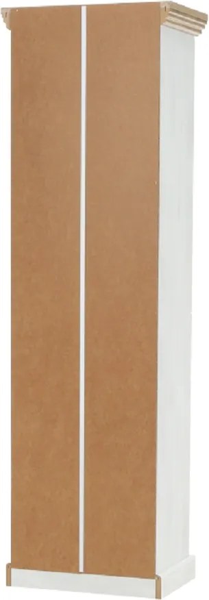 vitrines szekrény, északi sosna/vadtölgy, ROYAL W1D