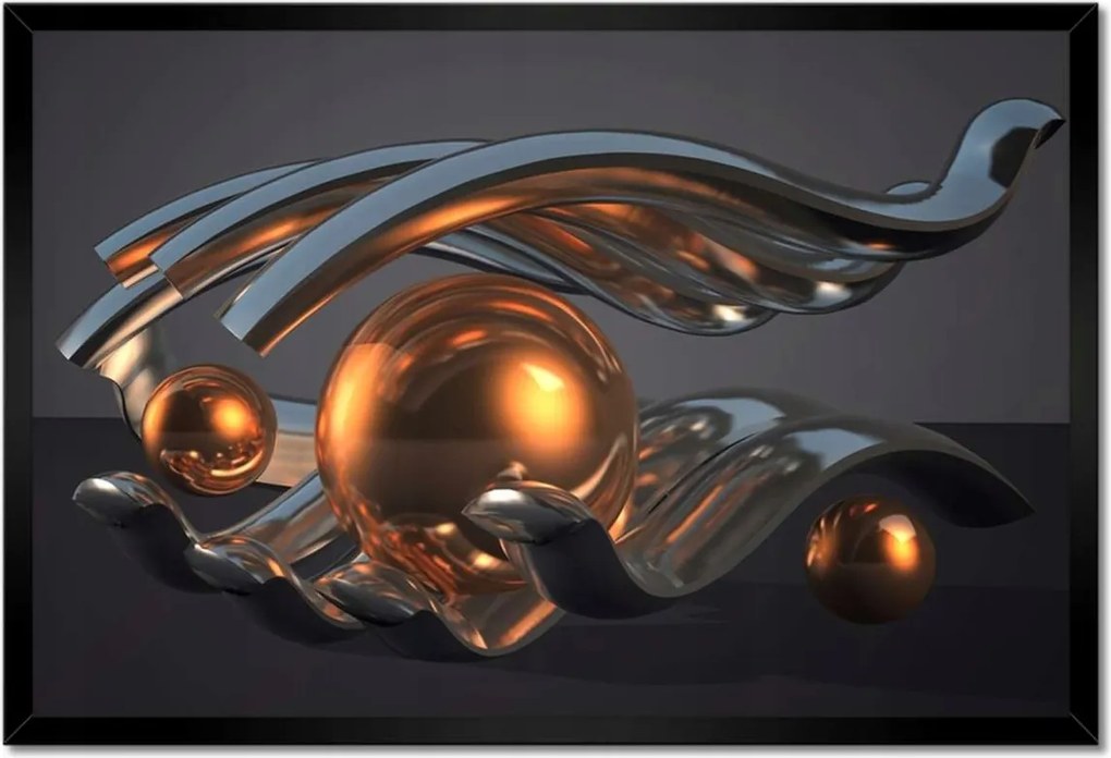 Poszterek keretben 60x40 Golyók a kézben