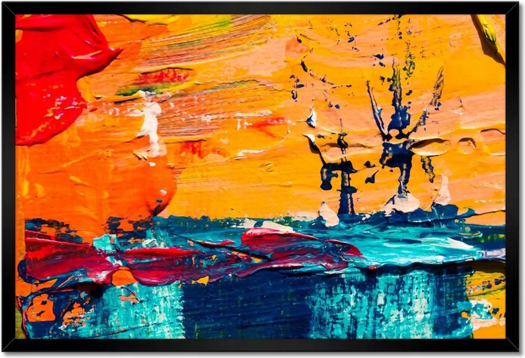 Poszterek keretben 60x40 Absztrakt Androméda