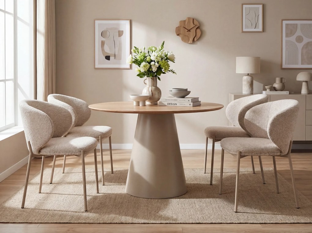 Étkezőszék KIOTO, kasmír/világos bézs