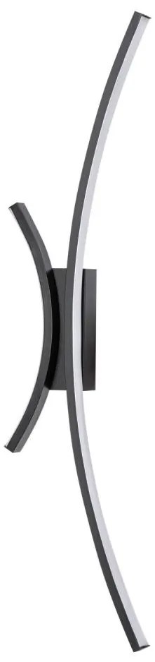 LED Fali lámpa LED/12W/230V 3000-6000K fekete