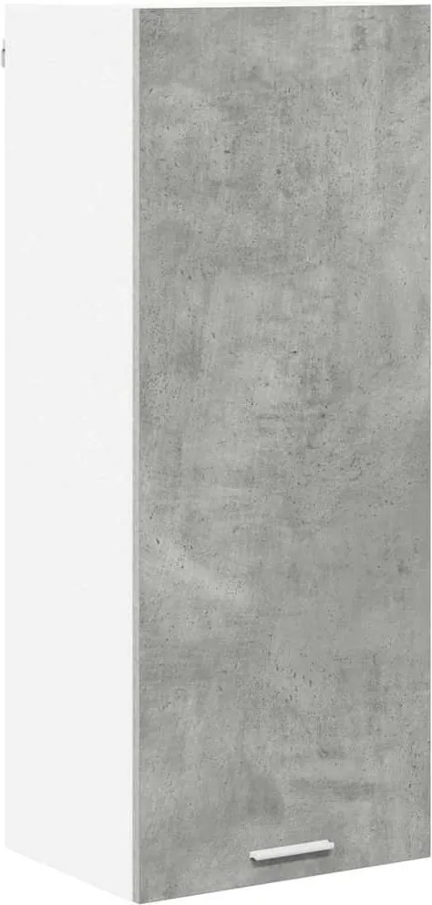 vidaXL Függő szekrény Riga Beton Szürke 40 x 31 x 100 cm Faanyag