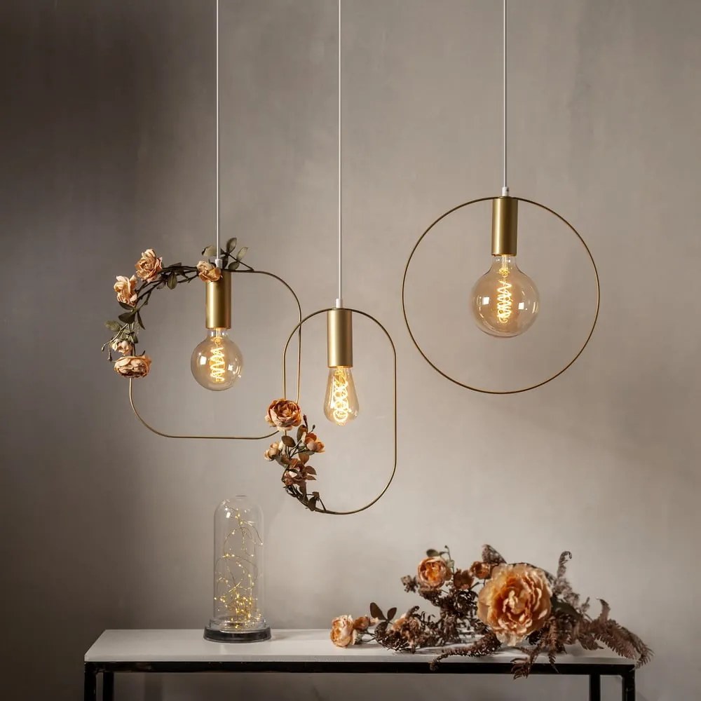 Aranyszínű függőlámpa Shape – Star Trading