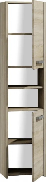 S40 fürdőszoba szekrény, sonoma