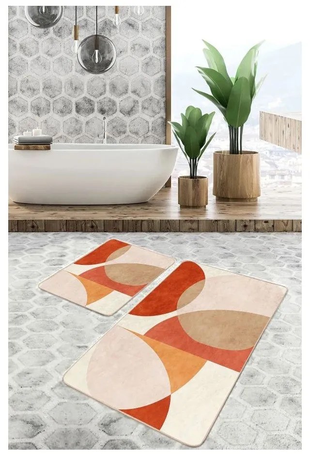 Bársony fürdőszobai kilépő szett 2 db-os 60x100 cm – Mila Home