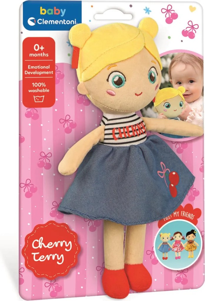 Plüss baba Cherry Terry Clementoni