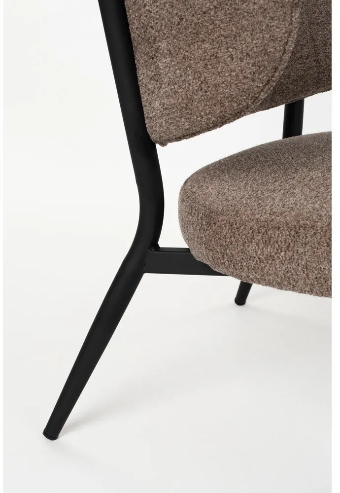 Világosbarna fotel Sanne – White Label