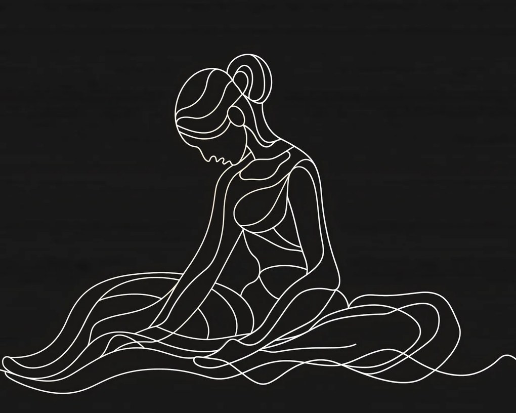 Poszter 50x40cm Ülő pozíció