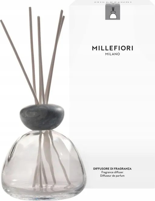Millefiori Milano Marble Glass Clear Grey aroma diffúzor 400 ml