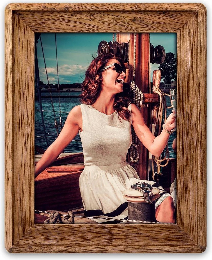 Képkeret 15x20 fa modern rusztikus